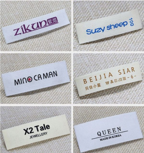 Printed Fabric Labels – SAS Corporation | Apparel Trims & Packaging ...